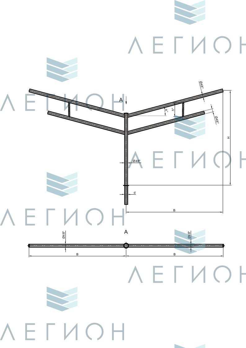 К38-1,5-2,5-1-1 кронштейн однорожковый