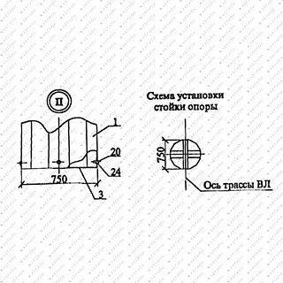 Многогранная опора ПМ110-1